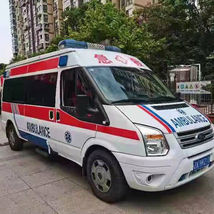 鹤山长途救护车护送病人返乡